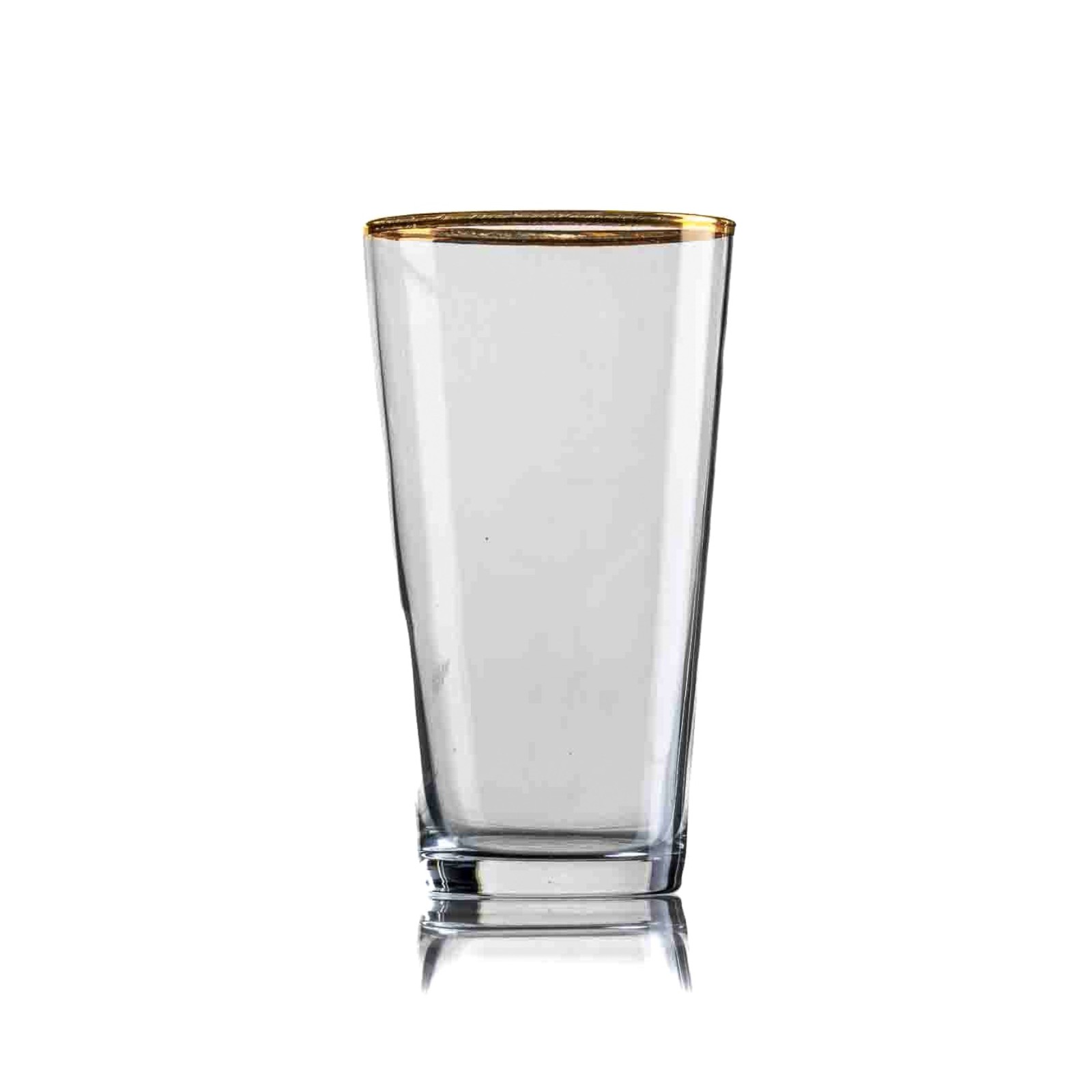 Bierglas Boerke met goudrand